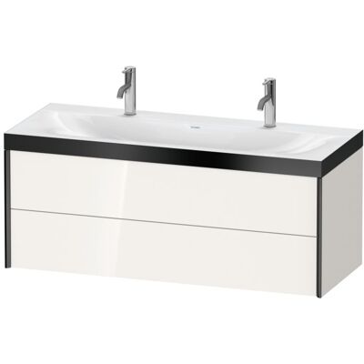 Duravit Xviu Wandhängendes Doppelwaschbecken-Set - Nahtlose c-bonded Technik Duravit Xviu Wandhängendes Doppelwaschbecken-Set - Nahtlose c-bonded Technik