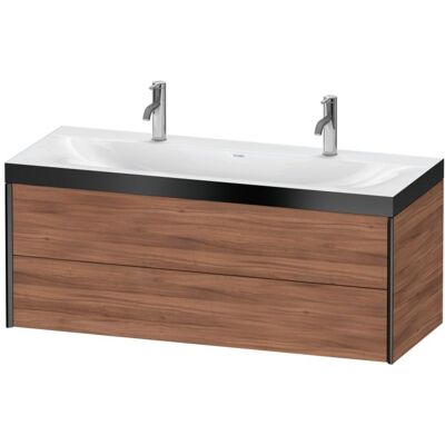 Duravit XViu Nussbaum Wandhängendes C-Bonded Set - Badtyp Duravit XViu Nussbaum Wandhängendes C-Bonded Set - Badtyp