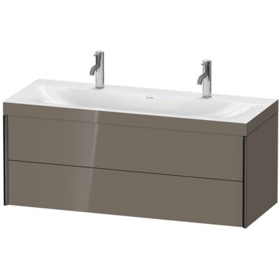 Duravit Wandhängendes Doppelwaschset - Flannel Grey Duravit Wandhängendes Doppelwaschset - Flannel Grey