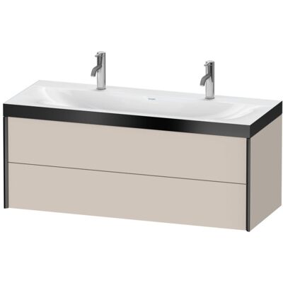 Duravit Taupe Wandhängendes Bad-Set mit 2 Schubkästen - XViu Duravit Taupe Wandhängendes Bad-Set mit 2 Schubkästen - XViu
