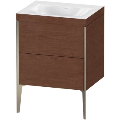 Duravit Wandwaschtisch-Set - Amerikanischer Nussbaum - 2 Schubladen Duravit Wandwaschtisch-Set - Amerikanischer Nussbaum - 2 Schubladen