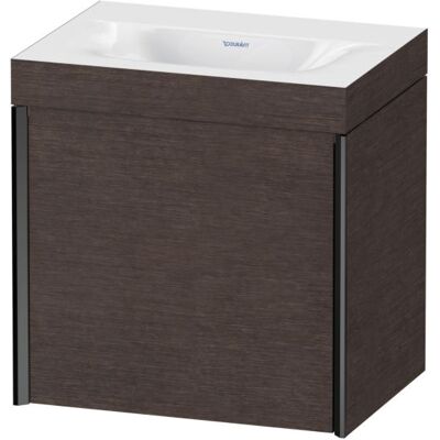 Duravit XViu Waschtisch-Unterschrank XV4631NB272C 45x33,3cm, 1 Tür, rechts, ohne Hahnloch, schwarz matt, Rahmen C, eiche dunkel gebürstet Duravit XViu Waschtisch-Unterschrank XV4631NB272C 45x33,3cm, 1 Tür, rechts, ohne Hahnloch, schwarz matt, Rahmen C, eiche dunkel gebürstet