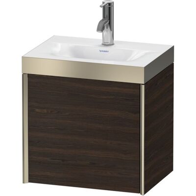 Duravit Nussbaum gebürstet Wandhängendes c-bonded Set - XViu Duravit Nussbaum gebürstet Wandhängendes c-bonded Set - XViu