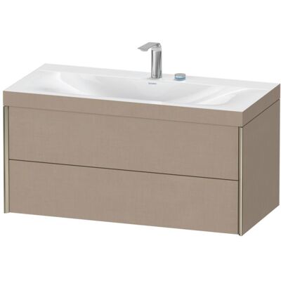Duravit Leinen/Profil Champagner Matt Wandmontage Waschtisch-Set - Waschtisch-Set Duravit Leinen/Profil Champagner Matt Wandmontage Waschtisch-Set - Waschtisch-Set