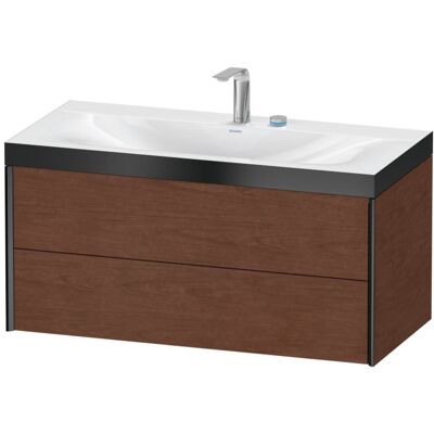 Duravit Xviu C-Bonded Wandhängendes Waschtisch-Set - Modern Nussbaum Duravit Xviu C-Bonded Wandhängendes Waschtisch-Set - Modern Nussbaum