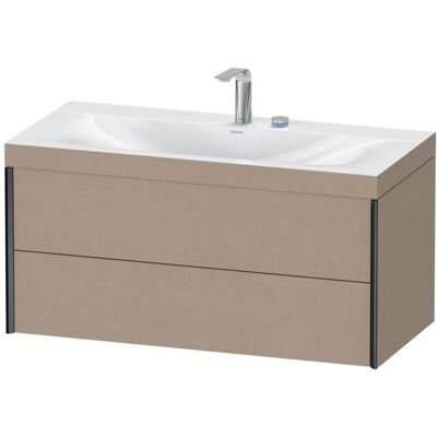 Duravit Modell XV4616EB275C Wandhängendes rechteckiges Bad-Set - Schwarz Matt Duravit Modell XV4616EB275C Wandhängendes rechteckiges Bad-Set - Schwarz Matt