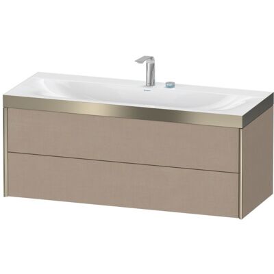 Duravit Leinen/Profil Champagner Matt C-Bonded Set - Badmöbel Duravit Leinen/Profil Champagner Matt C-Bonded Set - Badmöbel