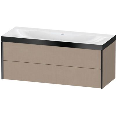 Duravit Wandhängendes Leinen/Schwarz Matt Set - XV4617NB275P Duravit Wandhängendes Leinen/Schwarz Matt Set - XV4617NB275P