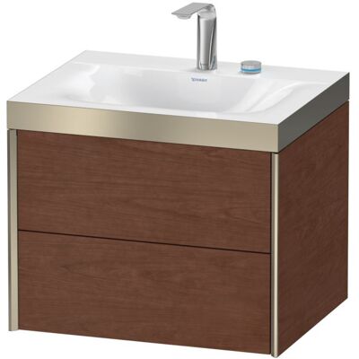 Duravit Wandmontiertes Xviu C-Bonded Set - Amerikanischer Nussbaum - Waschtisch-Set Duravit Wandmontiertes Xviu C-Bonded Set - Amerikanischer Nussbaum - Waschtisch-Set