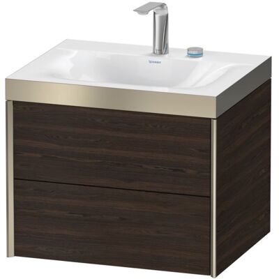 Duravit Nussbaum gebürstet C-Bonded Wandmontiert Waschtisch-Set - Badart Duravit Nussbaum gebürstet C-Bonded Wandmontiert Waschtisch-Set - Badart