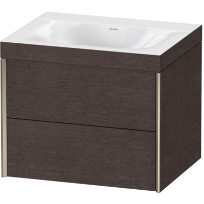 Duravit Xviu C-Bonded Set Wandhängend Badmöbel - Dunkle Eiche/Champagner Duravit Xviu C-Bonded Set Wandhängend Badmöbel - Dunkle Eiche/Champagner
