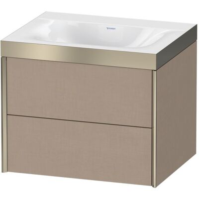 Duravit Xviu C-Bonded Set Wandhängend Badmöbel - Leinen/Champagner Matt Duravit Xviu C-Bonded Set Wandhängend Badmöbel - Leinen/Champagner Matt