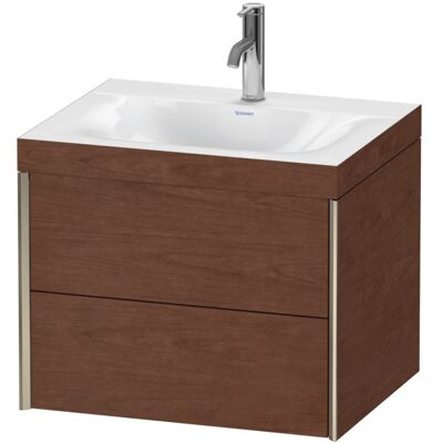 Duravit Wandhängendes Badmöbel-Set - XViu, Amerikanischer Nussbaum, Nahtlos, 2 Schubladen Duravit Wandhängendes Badmöbel-Set - XViu, Amerikanischer Nussbaum, Nahtlos, 2 Schubladen