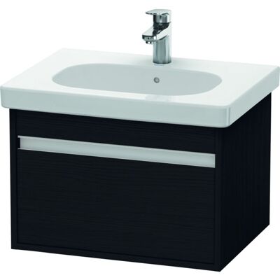 Duravit Ketho Wandhängender Waschtischunterschrank - Eiche Schwarz Matt, 1 Schublade Duravit Ketho Wandhängender Waschtischunterschrank - Eiche Schwarz Matt, 1 Schublade