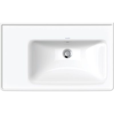 Duravit D-Neo Wandwaschtisch Weiß - Rechtes Becken - 80cm Duravit D-Neo Wandwaschtisch Weiß - Rechtes Becken - 80cm