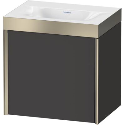 Duravit Wandmontiertes Waschtisch-Set in Graphit Supermatt Duravit Wandmontiertes Waschtisch-Set in Graphit Supermatt