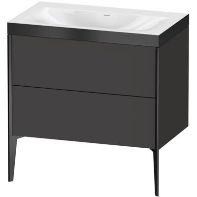 Duravit Xviu C-Bonded Set Badezimmermöbel - Graphit Supermatt Duravit Xviu C-Bonded Set Badezimmermöbel - Graphit Supermatt