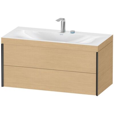 Duravit Xviu C-Bonded Set Wandhängendes Badezimmermöbel - 2 Schubladen, Schwarz Matt Duravit Xviu C-Bonded Set Wandhängendes Badezimmermöbel - 2 Schubladen, Schwarz Matt