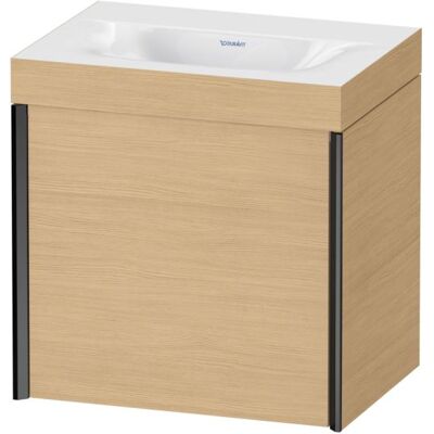 Duravit Xviu Wandmontage Keramik-Set - Eiche Natur / Schwarz Matt Duravit Xviu Wandmontage Keramik-Set - Eiche Natur / Schwarz Matt