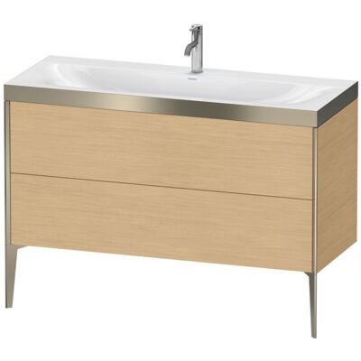 Duravit Eiche Natur Waschtisch-Set mit 2 Schubladen - Waschtisch-Set Duravit Eiche Natur Waschtisch-Set mit 2 Schubladen - Waschtisch-Set