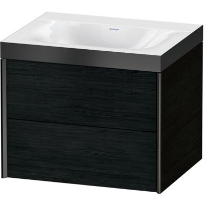 Duravit Xviu Wandhängendes Badmöbel-Set - Eiche Schwarz/Profil Schwarz Matt Duravit Xviu Wandhängendes Badmöbel-Set - Eiche Schwarz/Profil Schwarz Matt