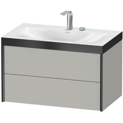 Duravit Wandwaschtisch-Set mit zwei Schubladen - Betongrau Matt Duravit Wandwaschtisch-Set mit zwei Schubladen - Betongrau Matt