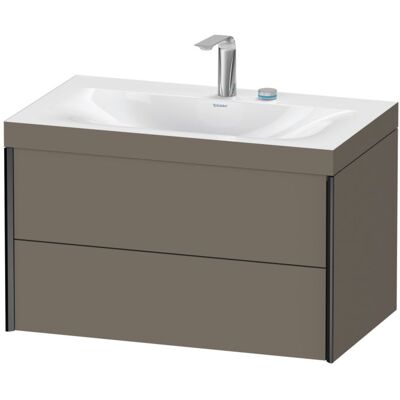 Duravit Xviu C-Bonded Set Wandmontage - Waschtisch, 2 Schubladen, Grau Duravit Xviu C-Bonded Set Wandmontage - Waschtisch, 2 Schubladen, Grau