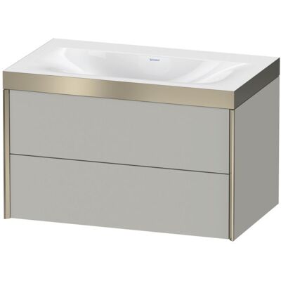Duravit Wandmontiertes Betongrau Matt Waschtisch-Set - XV4615NB107P Duravit Wandmontiertes Betongrau Matt Waschtisch-Set - XV4615NB107P