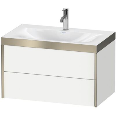 Duravit Wandhängendes Weiß Matt Xviu C-Bonded Set - Waschtisch Duravit Wandhängendes Weiß Matt Xviu C-Bonded Set - Waschtisch