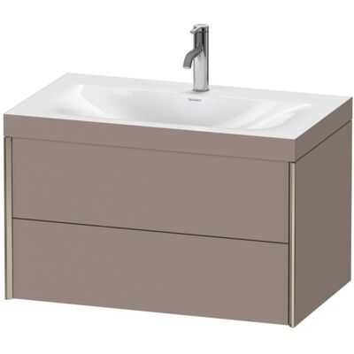 Duravit Wandhängendes Basalt Matt Badset mit 2 Schubladen - XViu Duravit Wandhängendes Basalt Matt Badset mit 2 Schubladen - XViu