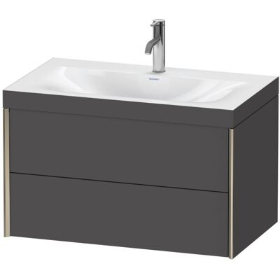 Duravit Xviu C-Bonded Wandhängendes Bad-Set - Rechteckig, 2 Schubladen, 80x48cm Duravit Xviu C-Bonded Wandhängendes Bad-Set - Rechteckig, 2 Schubladen, 80x48cm