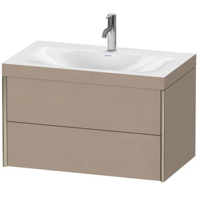 Duravit Leinen/Champagner Matt Wandwaschbecken-Set - C-Bonded Duravit Leinen/Champagner Matt Wandwaschbecken-Set - C-Bonded