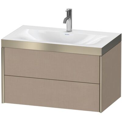 Duravit XViu C-Bonded Wandhängendes Set - Leinen/Champagner Matt - Waschbecken-Set Duravit XViu C-Bonded Wandhängendes Set - Leinen/Champagner Matt - Waschbecken-Set
