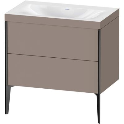 Duravit Xviu C-Bonded Set - Rechteckiges Waschbecken, 2 Schubladen - Bodenstehend Duravit Xviu C-Bonded Set - Rechteckiges Waschbecken, 2 Schubladen - Bodenstehend