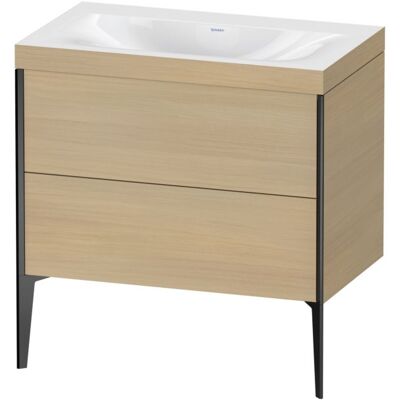 Duravit Xviu C-Bonded Set Badezimmerwaschtisch - Mediterrane Eiche, 2 Schubladen Duravit Xviu C-Bonded Set Badezimmerwaschtisch - Mediterrane Eiche, 2 Schubladen