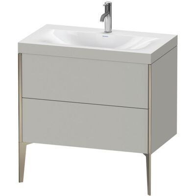 Duravit Xviu C-Bonded Set Waschtisch - Bodenstehend, Betongrau Matt Duravit Xviu C-Bonded Set Waschtisch - Bodenstehend, Betongrau Matt