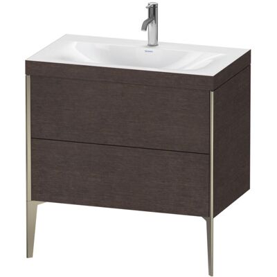 Duravit Xviu C-Bonded Set - 2 Auszüge - Eiche dunkel - Waschtisch-Set Duravit Xviu C-Bonded Set - 2 Auszüge - Eiche dunkel - Waschtisch-Set