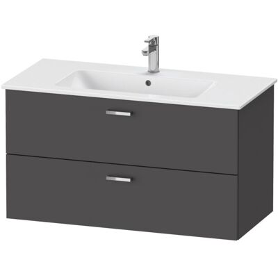 Duravit XBase Wandhängender Waschtisch-Unterschrank - XB612204949, Graphit Matt Duravit XBase Wandhängender Waschtisch-Unterschrank - XB612204949, Graphit Matt