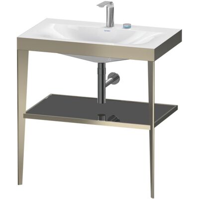 Duravit Xviu C-Bonded Set mit Metallkonsole - Badwaschbecken Duravit Xviu C-Bonded Set mit Metallkonsole - Badwaschbecken