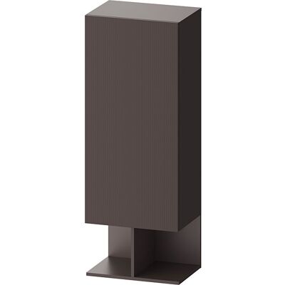 Duravit Balcoon Halbhochschrank BA1302LJGIG0000 50x36x132cm, Tür links, Schieferbraun strukturiert Duravit Balcoon Halbhochschrank BA1302LJGIG0000 50x36x132cm, Tür links, Schieferbraun strukturiert