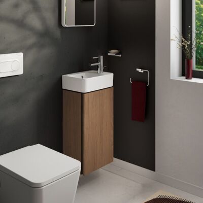 Hansgrohe Xilesa E Waschtischunterschrank 54244550 340x240mm, für Handwaschbecken, Türanschlag rechts, Eiche Kaschmir Hansgrohe Xilesa E Waschtischunterschrank 54244550 340x240mm, für Handwaschbecken, Türanschlag rechts, Eiche Kaschmir