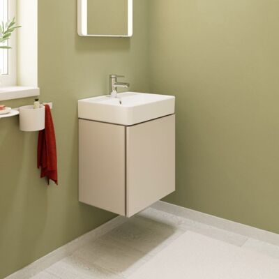 Hansgrohe Xilesa E Waschtischunterschrank 54247780 480x380mm, 1 Schubkasten, für Handwaschbecken, sandbeige matt Hansgrohe Xilesa E Waschtischunterschrank 54247780 480x380mm, 1 Schubkasten, für Handwaschbecken, sandbeige matt