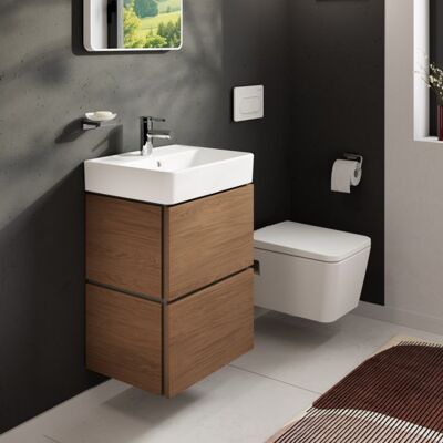 Hansgrohe Xilesa E Waschtischunterschrank 54248550 480x380mm, 2 Schubkästen, für Handwaschbecken, ohne PushOpen, Eiche Kaschmir Hansgrohe Xilesa E Waschtischunterschrank 54248550 480x380mm, 2 Schubkästen, für Handwaschbecken, ohne PushOpen, Eiche Kaschmir