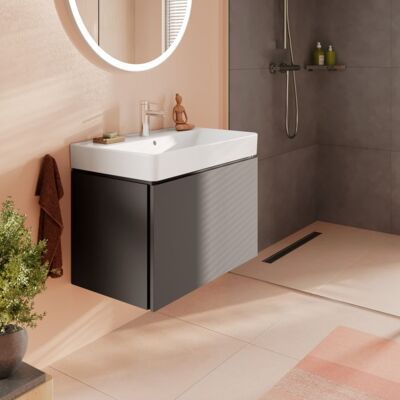Hansgrohe Xilesa E Waschtischunterschrank 54259760 780x470mm, 1 Schubkasten, schiefergrau matt Hansgrohe Xilesa E Waschtischunterschrank 54259760 780x470mm, 1 Schubkasten, schiefergrau matt