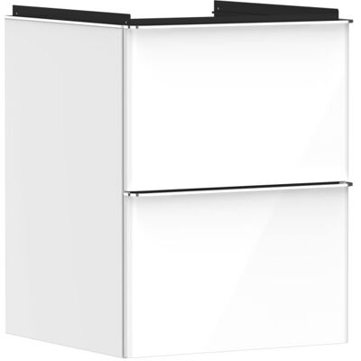 Hansgrohe Xelu Q Waschtischunterschrank - Weiß Hochglanz / Chrom - 54019000 Hansgrohe Xelu Q Waschtischunterschrank - Weiß Hochglanz / Chrom - 54019000