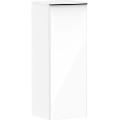 Hansgrohe Xelu Q Badezimmer Schrank - Türanschlag rechts - 400x350mm - Weiß Hochglanz / Mattschwarz Hansgrohe Xelu Q Badezimmer Schrank - Türanschlag rechts - 400x350mm - Weiß Hochglanz / Mattschwarz