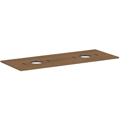 Hansgrohe Xilesa E Konsole 54280550 1375x550mm, ohne Hahnloch, 2 Ausschnitte, Eiche Kaschmir Hansgrohe Xilesa E Konsole 54280550 1375x550mm, ohne Hahnloch, 2 Ausschnitte, Eiche Kaschmir