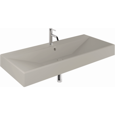 Kludi RESA Waschtisch 59WW121O2 121 x 50 x 12 cm, Ein Hahnloch Matt Light Dove Kludi RESA Waschtisch 59WW121O2 121 x 50 x 12 cm, Ein Hahnloch Matt Light Dove