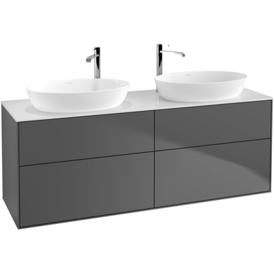 Villeroy & Boch Finion Waschtischunterschrank - Doppelwaschbecken, LED-Licht Villeroy & Boch Finion Waschtischunterschrank - Doppelwaschbecken, LED-Licht