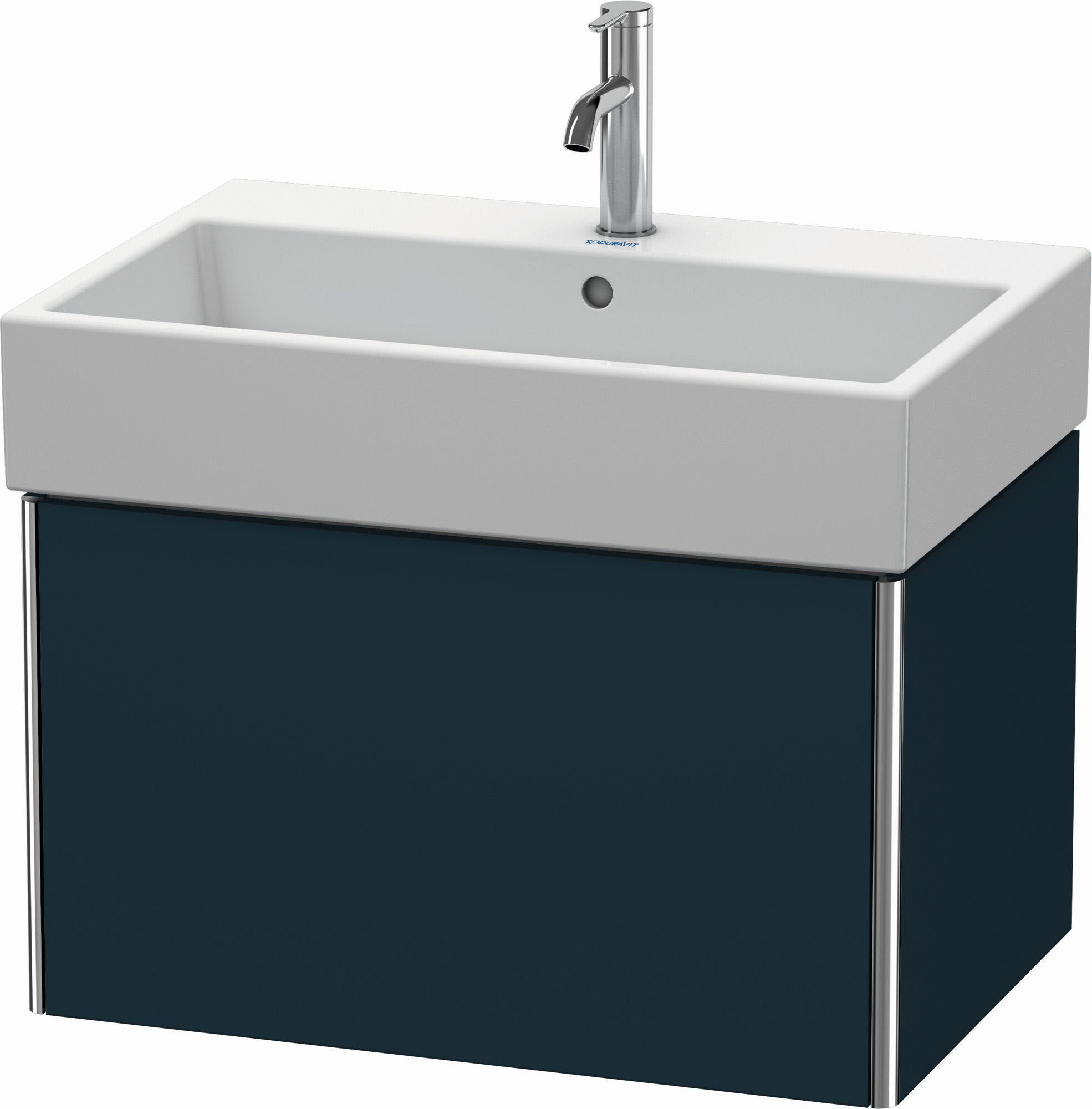 Duravit XSquare Waschtisch-Unterschrank XS409409898 68,4x39,7x46cm, 1 Auszug, Nachtblau seidenmatt